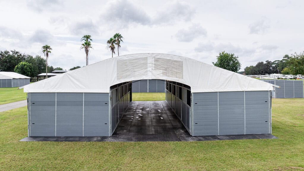temporary horse stalls