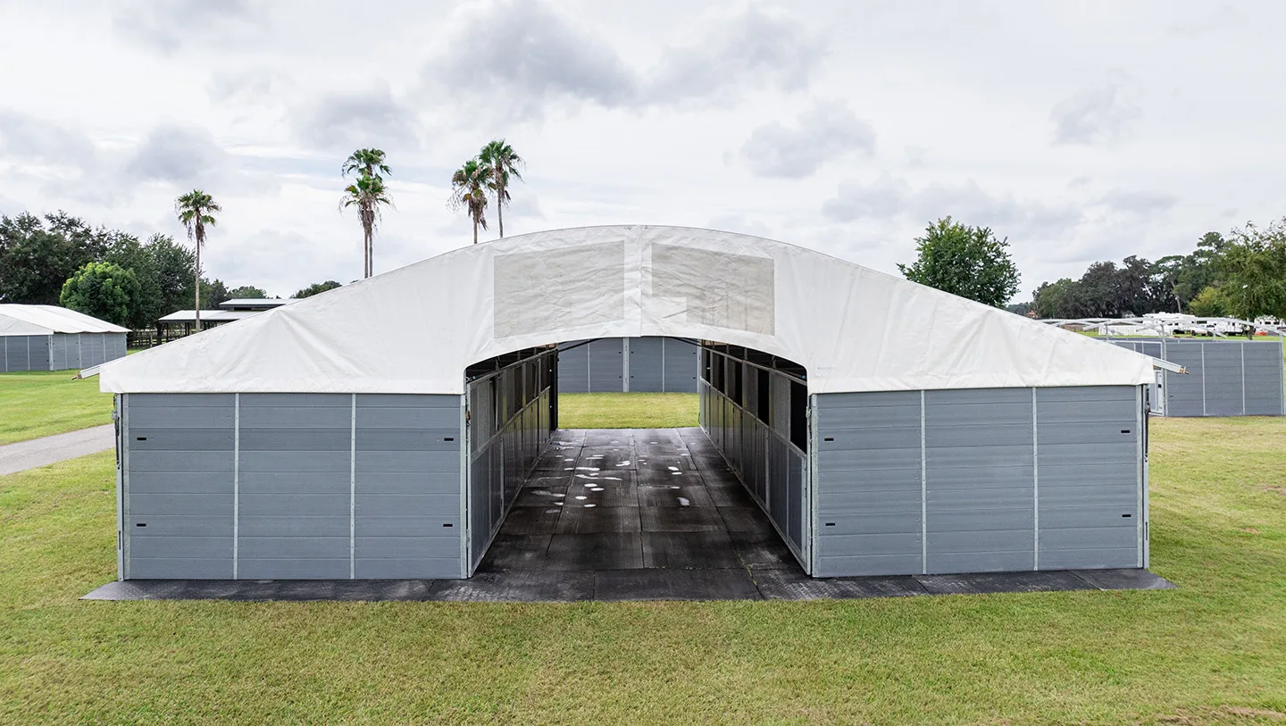 temporary horse stalls