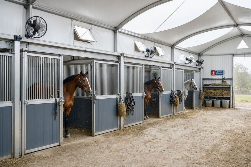 Horse Barn Ventilation How to Keep Air Fresh, Horses Healthier, and Barns Safer