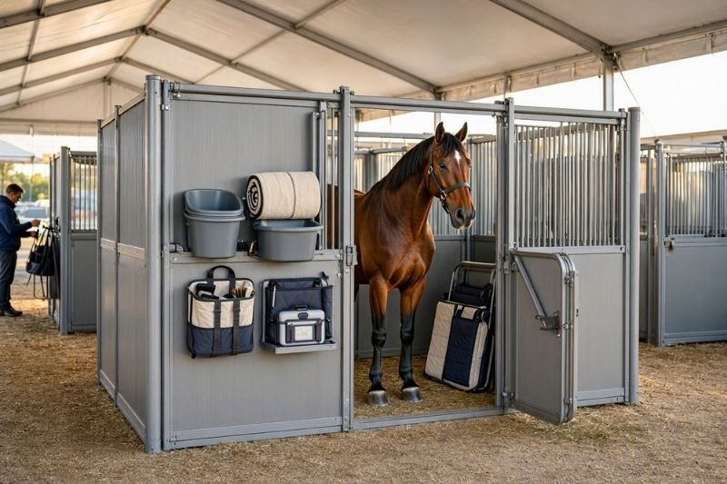 The Horse Show Stall Kit What to Pack and How to Set Up for a Safer, Smoother Show